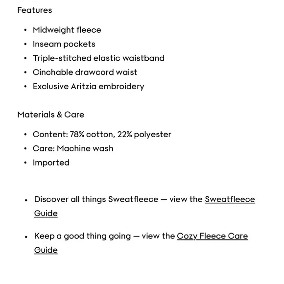 ARITZIA Sweatpants - Picture 7 of 8